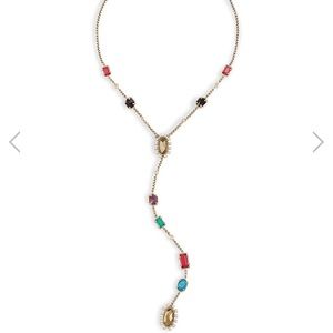 Kendra Scott multi gem Liesel Y necklace